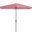 Lesli Living Gemini stokparasol 300cm soft pink