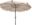 Lesli Living Libra stokparasol met volant 350cm – rond – ecru