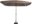 Lesli Living Libra stokparasol met volant 200x300cm – vierkant – taupe